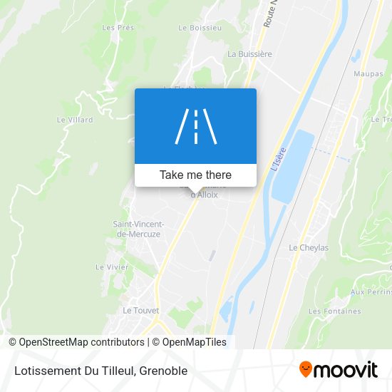 Lotissement Du Tilleul map