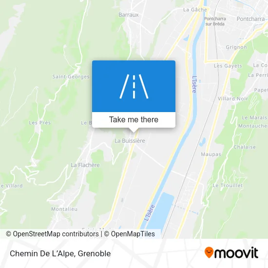 Chemin De L’Alpe map