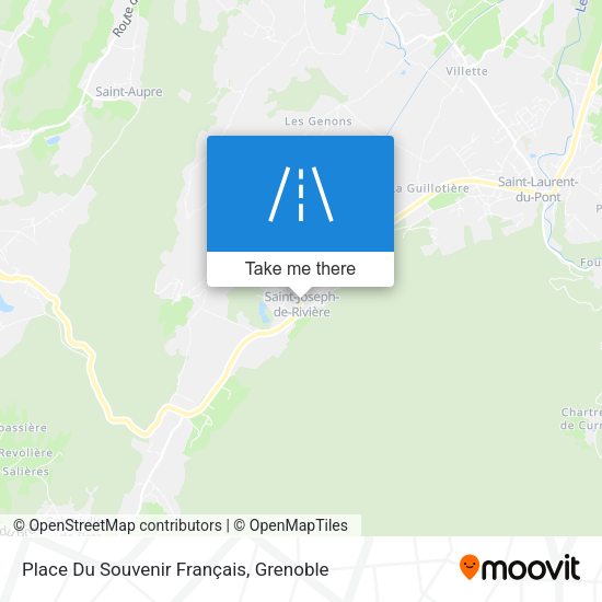 Place Du Souvenir Français map
