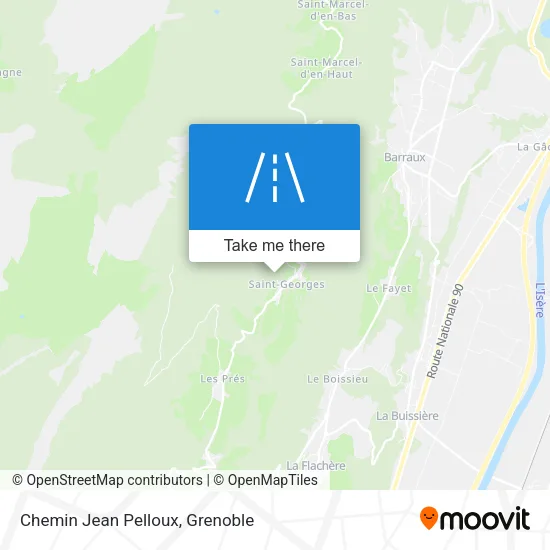 Chemin Jean Pelloux map