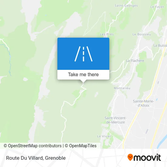 Route Du Villard map