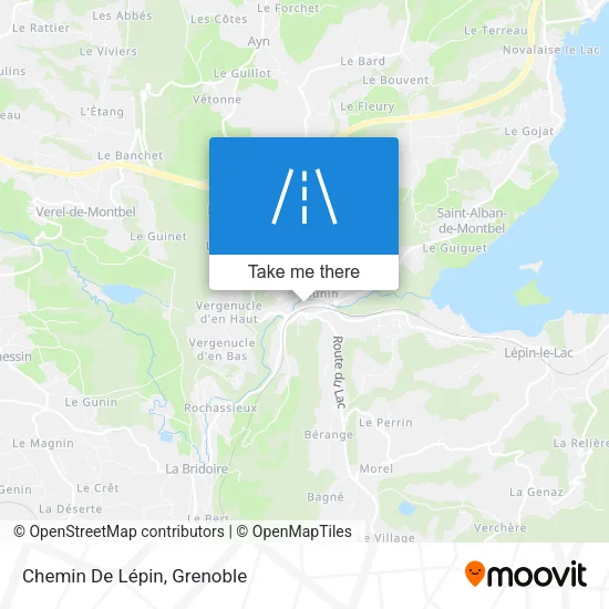 Chemin De Lépin map