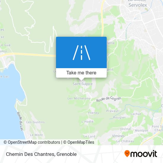 Chemin Des Chantres map