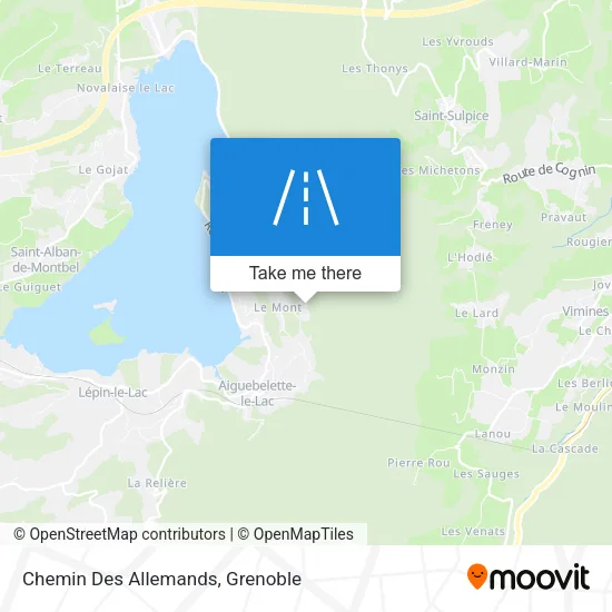 Chemin Des Allemands map