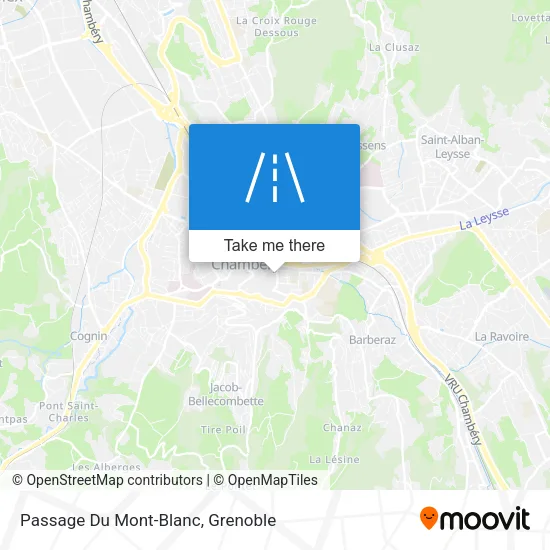 Passage Du Mont-Blanc map