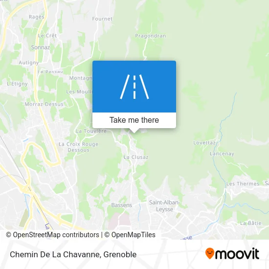 Chemin De La Chavanne map