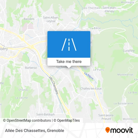 Allée Des Chassettes map