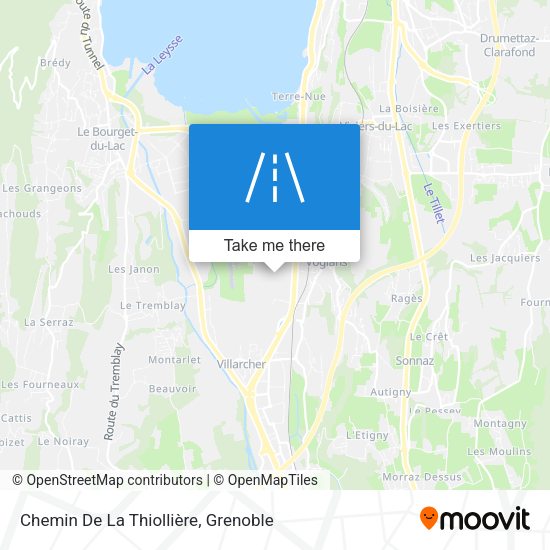Chemin De La Thiollière map