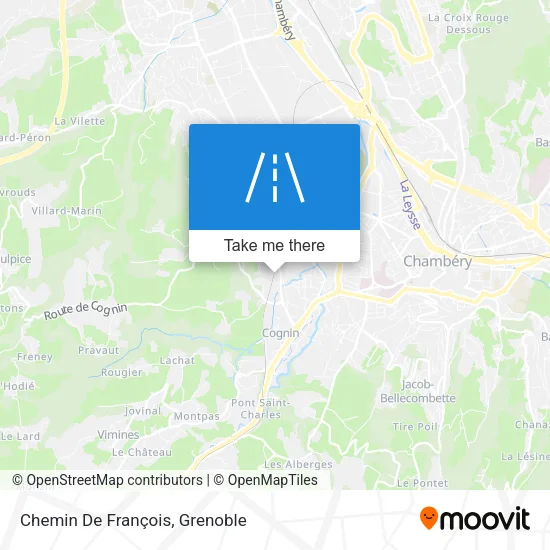 Chemin De François map