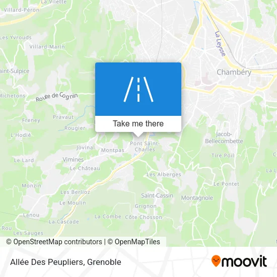 Allée Des Peupliers map