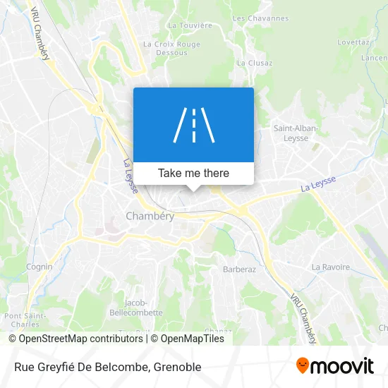 Rue Greyfié De Belcombe map