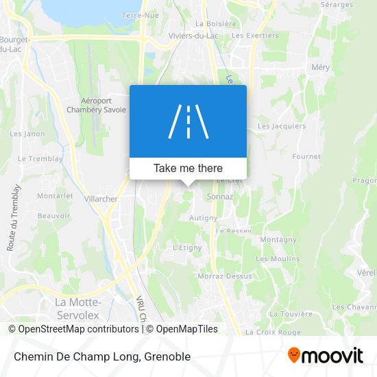 Chemin De Champ Long map