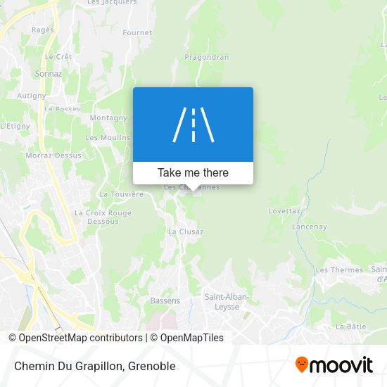 Chemin Du Grapillon map
