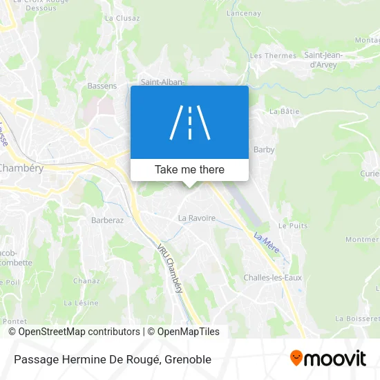 Passage Hermine De Rougé map