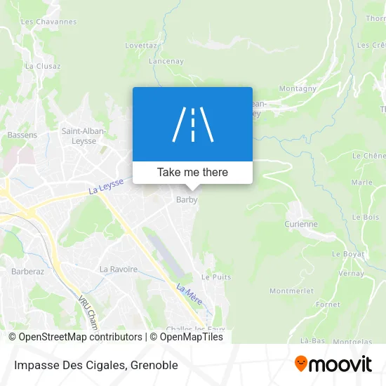 Impasse Des Cigales map