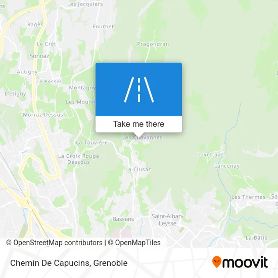 Chemin De Capucins map