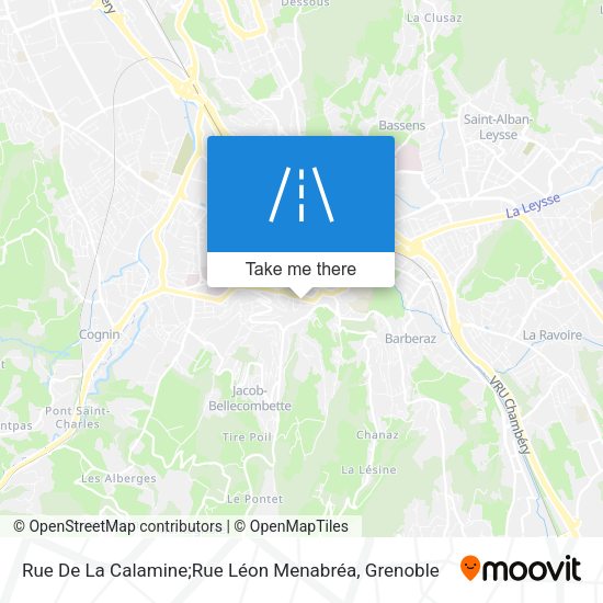 Rue De La Calamine;Rue Léon Menabréa map