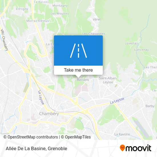 Allée De La Basine map