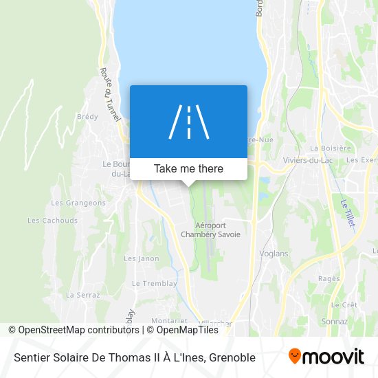 Sentier Solaire De Thomas II À L'Ines map
