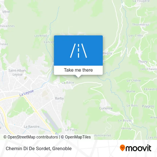 Chemin Di De Sordet map