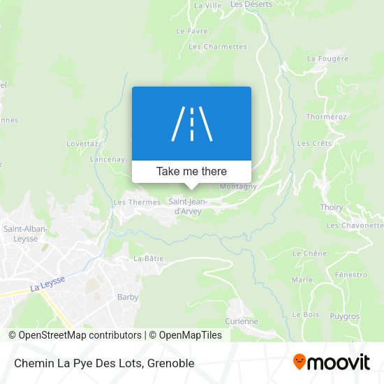 Chemin La Pye Des Lots map