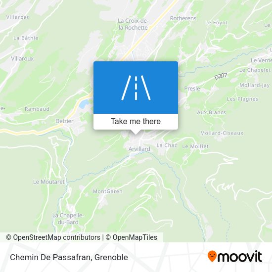 Chemin De Passafran map