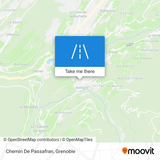 Chemin De Passafran map
