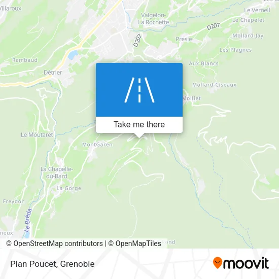 Plan Poucet map