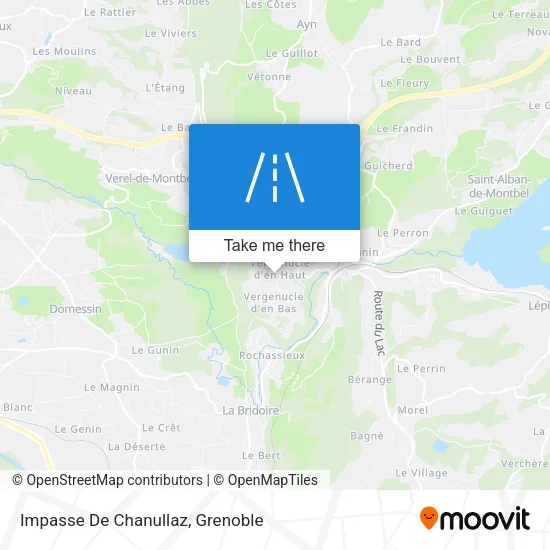 Impasse De Chanullaz map