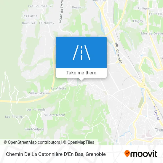 Chemin De La Catonnière D'En Bas map