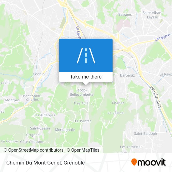 Chemin Du Mont-Genet map