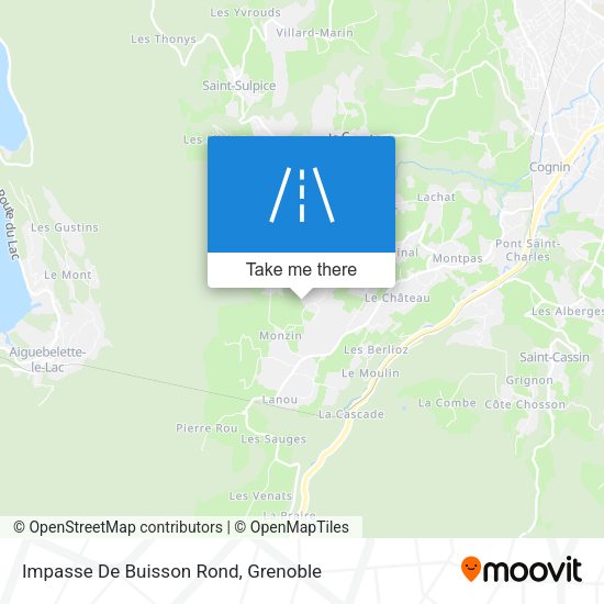 Impasse De Buisson Rond map