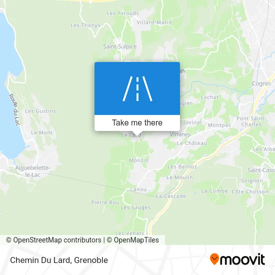 Chemin Du Lard map