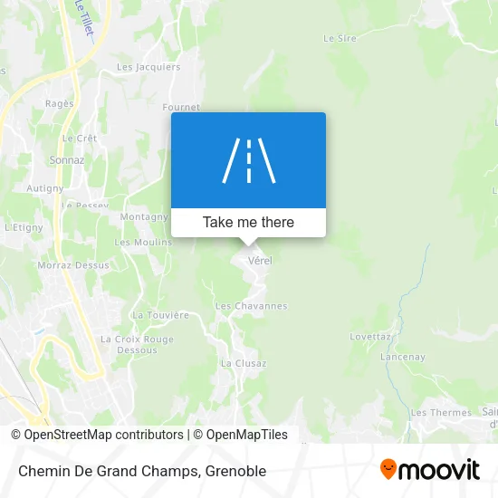 Chemin De Grand Champs map