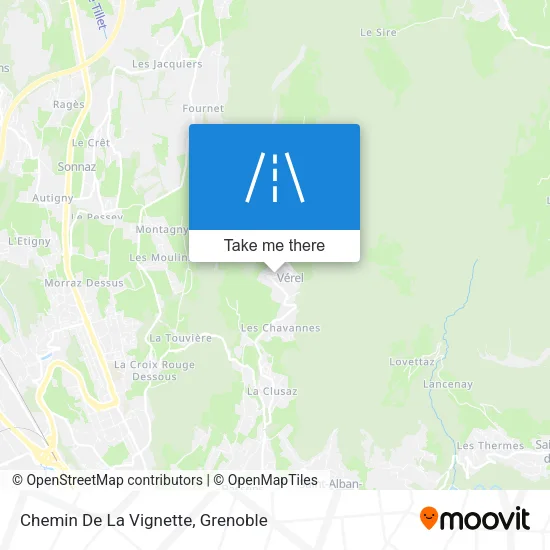 Chemin De La Vignette map
