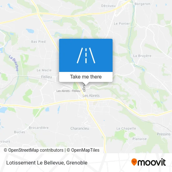 Lotissement Le Bellevue map