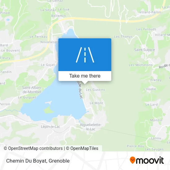 Chemin Du Boyat map