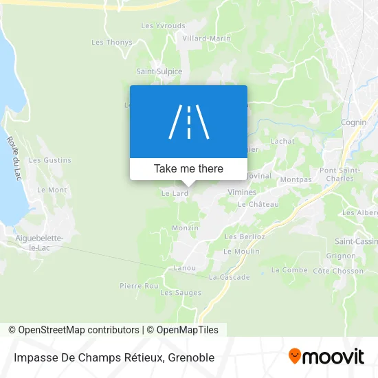 Impasse De Champs Rétieux map