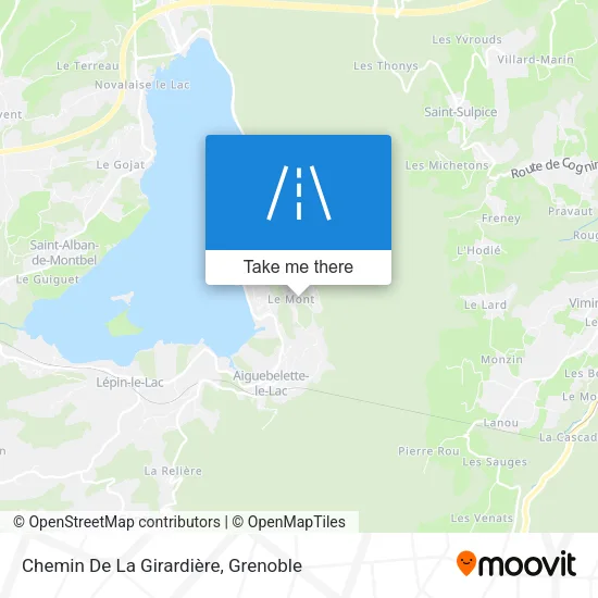 Chemin De La Girardière map