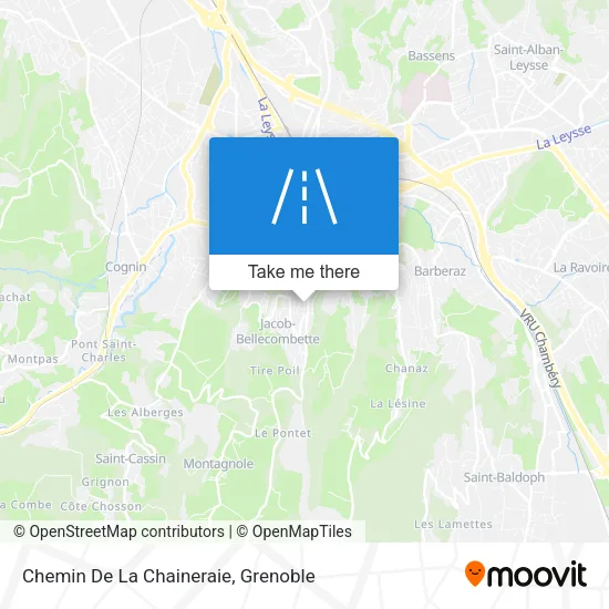 Chemin De La Chaineraie map