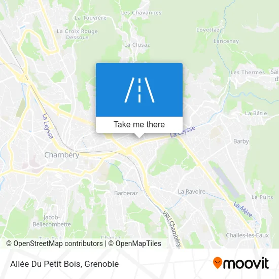 Allée Du Petit Bois map