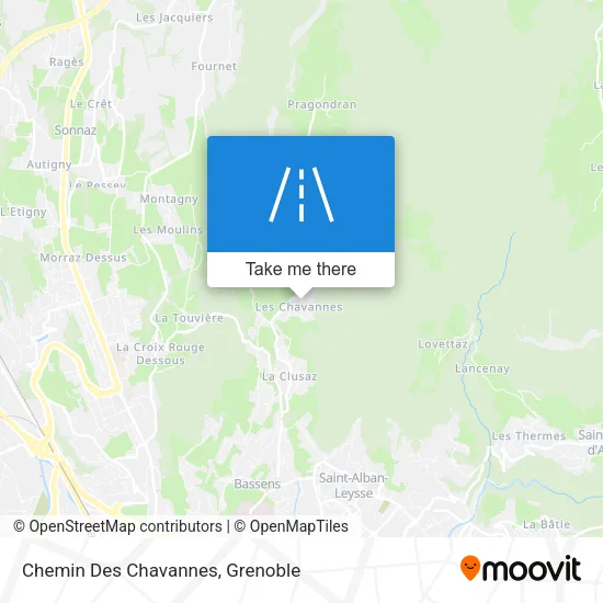 Chemin Des Chavannes map