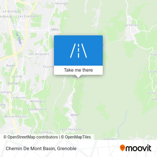 Chemin De Mont Basin map