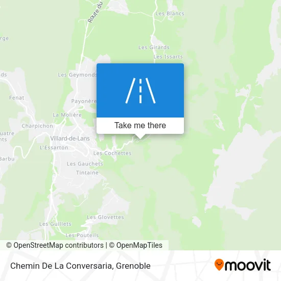 Chemin De La Conversaria map