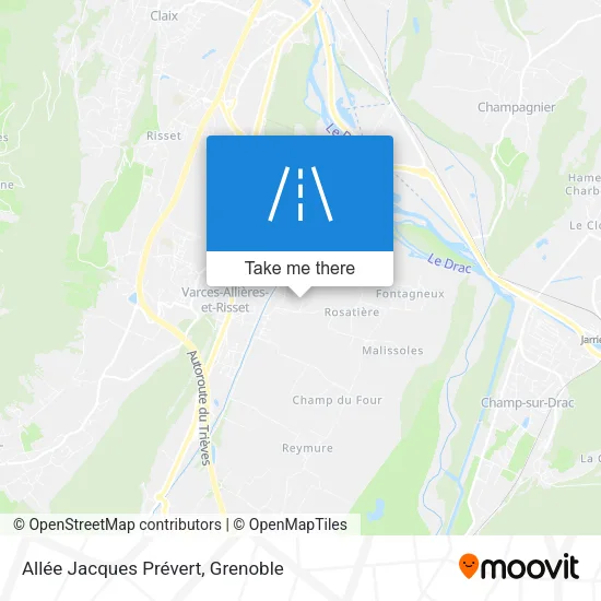 Allée Jacques Prévert map