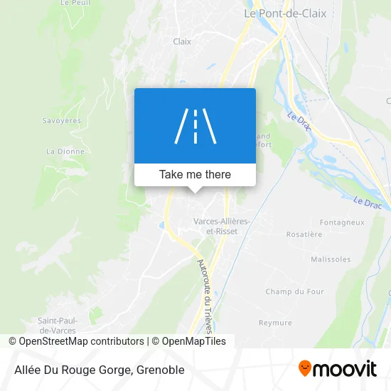 Allée Du Rouge Gorge map
