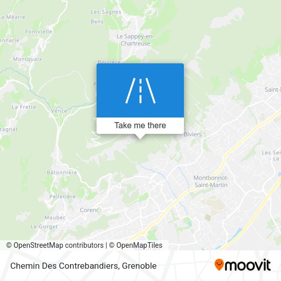 Chemin Des Contrebandiers map
