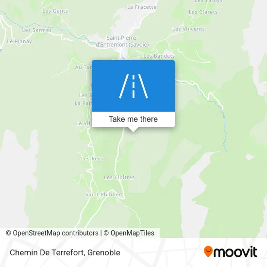 Chemin De Terrefort map