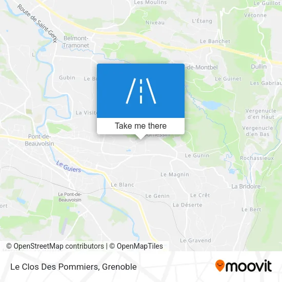 Le Clos Des Pommiers map