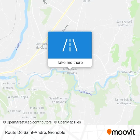 Route De Saint-André map